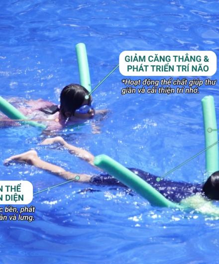 Lớp học bơi cho trẻ em ở Biên Hoà