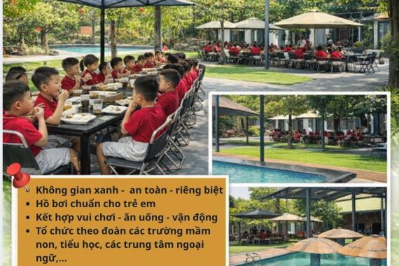HỢP TÁC TỔ CHỨC DÃ NGOẠI & HỌC BƠI CHO TRẺ MẦM NON