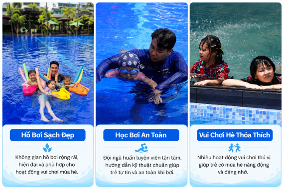 học bơi hè tại Biên Hòa, Đồng Nai